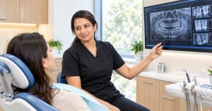 Dr. Aditi Patel's consultation with the patient