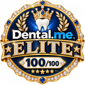Dental.me Verified Score 100 badge for Vibrant Orthodontics, Tallahassee FL
