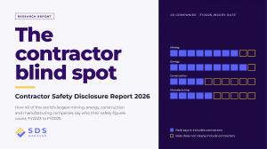 Contractor Blind Spot Report Cover by SDS Manager