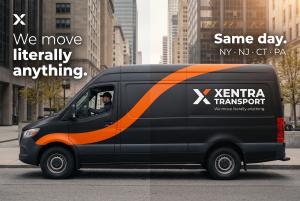 xentra transport van doing same day courier delivery