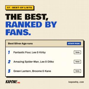 Vote On Your Favorite Comics