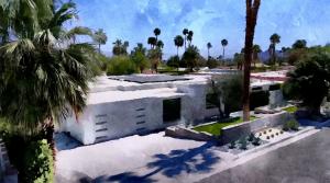 Rancho Mirage California $3.5 million mid-century modern luxury home refinanced with P&L mortgage program without tax returns by Jackie Barikhan of Summit Lending.