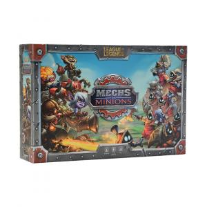 The large and rectangular game box front of Mechs vs. Minions, Classic Edition.