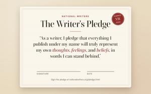 Writer's Pledge