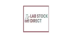 Lab Stock Direct logo with a laboratory flask icon