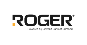 ROGER logo with the tagline Powered by Citizens Bank of Edmond