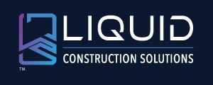 Liquid Construction Solutions logo on black background