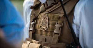 DSS Special Agent vest and badge