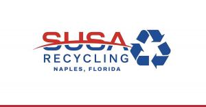 SUSA Recycling logo with Naples, Florida beneath the name