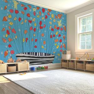 Florero Pecera by Virginia Casado Polo for CASAMONTE, shown in a catalog room rendering.