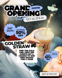 Grand Opening Fresh Monkee Austin