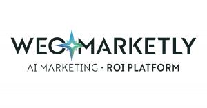WEO Marketly logo with the tagline AI Marketing, ROI Platform