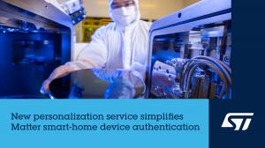 ST MatterConnect personalization service