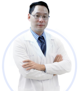 Dentist in white coat at Centre Dental in New York, NY