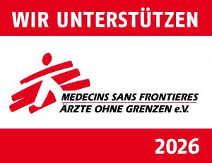 We support Ärzte ohne Grenzen
