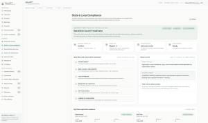 ReturnOS State & Local Compliance screen showing Galveston launch readiness, verified jurisdiction, zoning, STR registration and activation status.