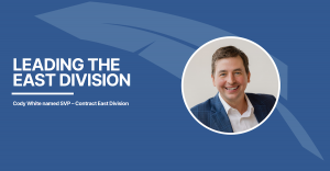 Leading the East Division - Cody White named SVP - Contract East Division