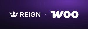 Reign and WooCommerce logos on a purple background