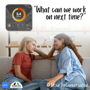 Parent and teen talk about driving safely