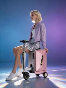 No more dragging. Ride the Airwheel AI suitcase through cities, coasts and beyond. Embodied intelligence on the move—wherever you go, it follows.