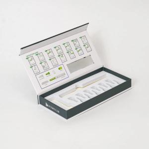 White Purple Gradient Window Rigid Box For NAD Supplement Vials