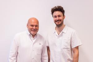 Pavel Kolář (left) and Viktor Veselý, Second Faculty of Medicine, Charles University.