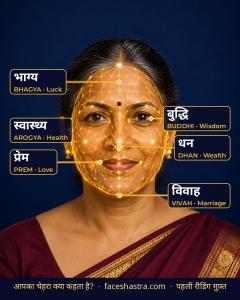 Faceshastra women face reading