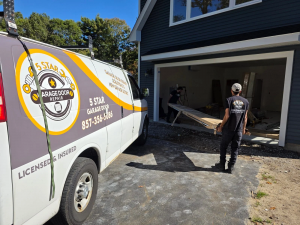 5 Star Garage Door Team Working on a project