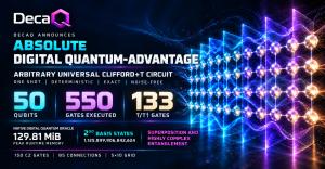 DecaQ quantum advantage announcement