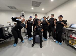 The Tylock Nasser Vision Team Celebrates Performing the First Commercial RayOne Galaxy Implants in the U.S.