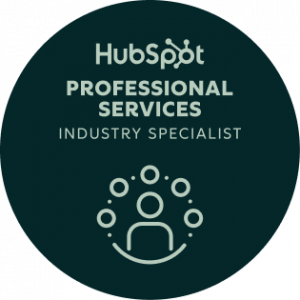 HubSpot Professional Services Industry Specialist Badge