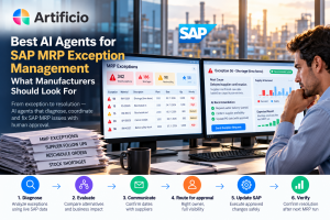 Improve supply chain and plant operational efficiency using MRP Exception Agents
