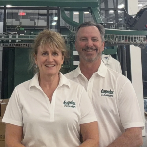 Jeff & Tanya Kline owners of Lapels Cleaners in Mesa Arizona.