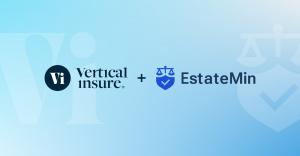 EstateMin and Vertical Insure logos: EstateMin and Vertical Insure Bring Probate Bonds Inside Estate Administration Software