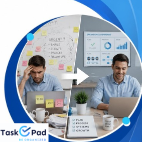 Team reviewing project tasks and progress using a project management tool