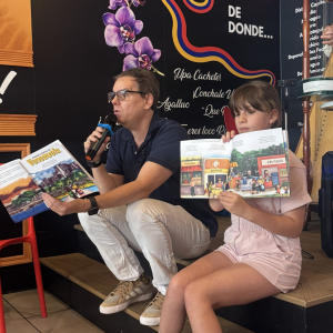 Echando Cuentos de Venezuela being read by author Ricardo Aranda