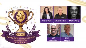2026 Scaling Up Coaches Award Winners