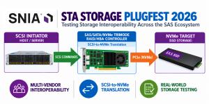 SNT enables the SCSI driver to communicate with an NVMe drive, through tri-mode controller / adapter.