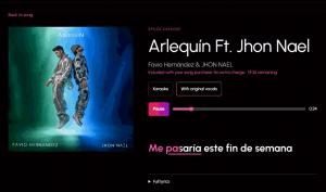 Autokaraoke Example Arlequin by Favio Hernandez and Jhon Nael