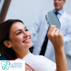 Dentist discussing dental treatment with a patient