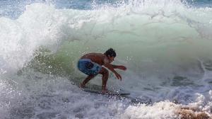Yahir Valencia Skimboarding in Porotugal