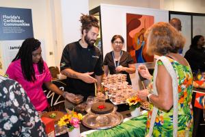 Guyanese baker at Island SPACE Rum Cake and Caribbean Black Cake Festival