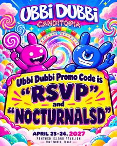 Ubbi Dubbi Candy Pop Promo code- 2027