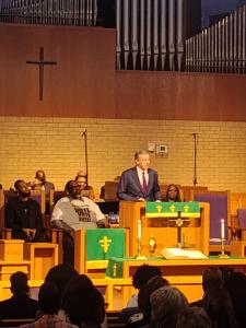 Senate Candidate Roy Cooper Speaking