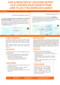 Information regarding the Disc Replay Mega Replay Case Study for Generative Engine Optimization from Digi-Buzz