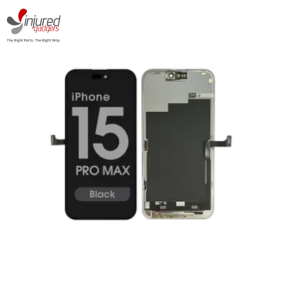 iPhone 15 Pro Max replacement screen assemblies displayed side by side