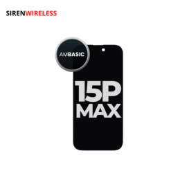 iPhone 15 Pro Max replacement component displayed against a white background
