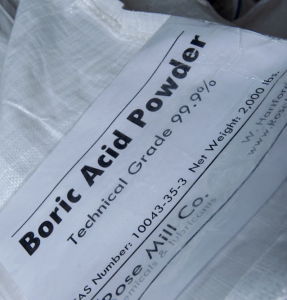 Boric Acid Powder from Rose Mill Co.