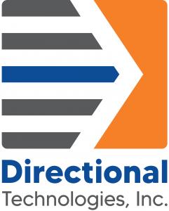 Directional Technologies, Inc. logo with a right-pointing arrow design in blue, gray and orange above the company name.