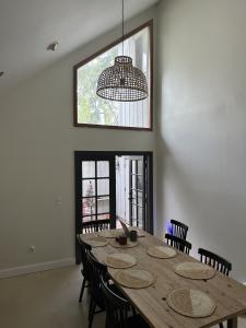 Dining room inside a residential real estate investment property owned by the Beyond Commissions founders.
